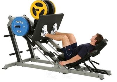 York STS 35 degree leg press