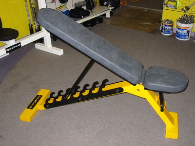 No1⇒ GymRatZ Adjustable Bench Made In UK For Heavy-Duty Commercial Gym Use