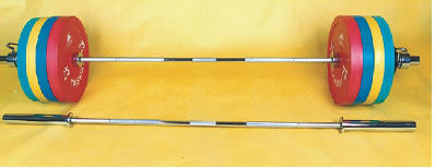 weight of olympic weightlifting bar